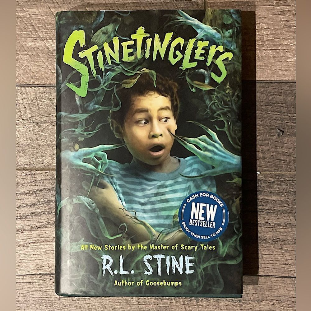 New! Stinetinglers by R.L. Stine, Hardcover Book. Never read/used!